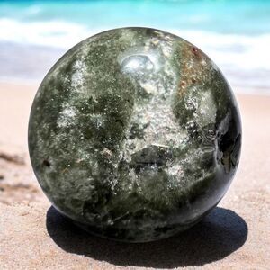 Garden Quartz Crystal Marble Sphere‎ (#8)